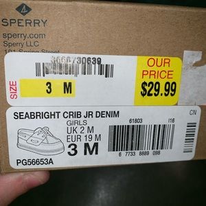 Sperry infant girls shoes
